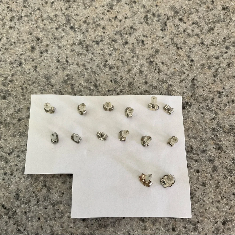 7 Pair of Little Girl’s Post Earrings